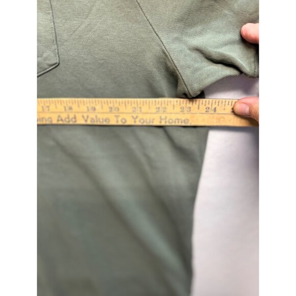 Tahari Men's Classic Polo Olive Green Short Sleeve Collar One Pocket Size XXL - Picture 5 of 9